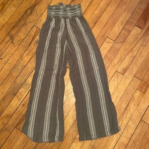 Size Small Rewash Green Striped Pants